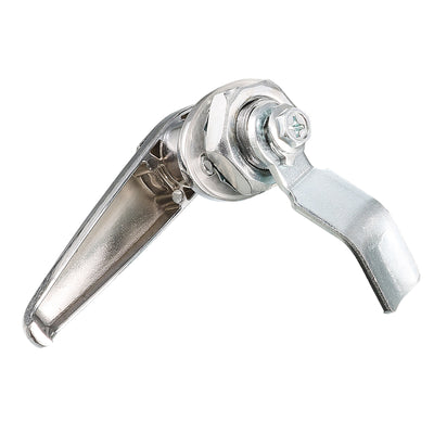 Harfington Uxcell Level Handle Cam Lock, Zinc Alloy Chrome Finished L Shape w Keys MS308-3