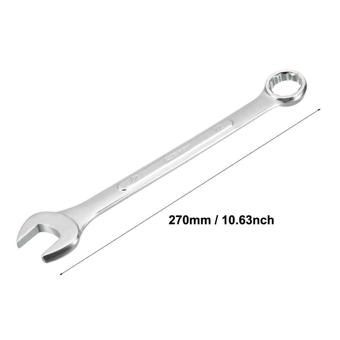 uxcell Uxcell 22mm Metric 12 Point Combination Wrench