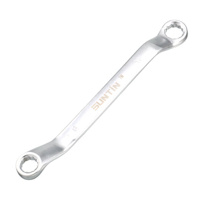 Harfington Uxcell Metric 12 Point Offset Double Box End Wrench Chrome Plated, Cr-V