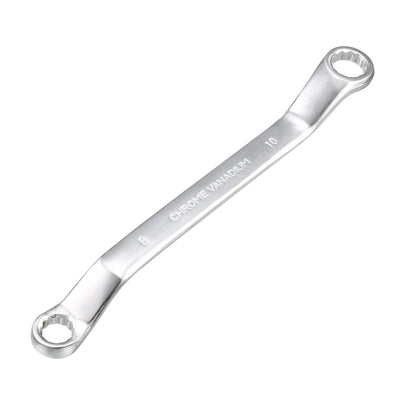 Harfington Uxcell Metric 12 Point Offset Double Box End Wrench Chrome Plated, Cr-V