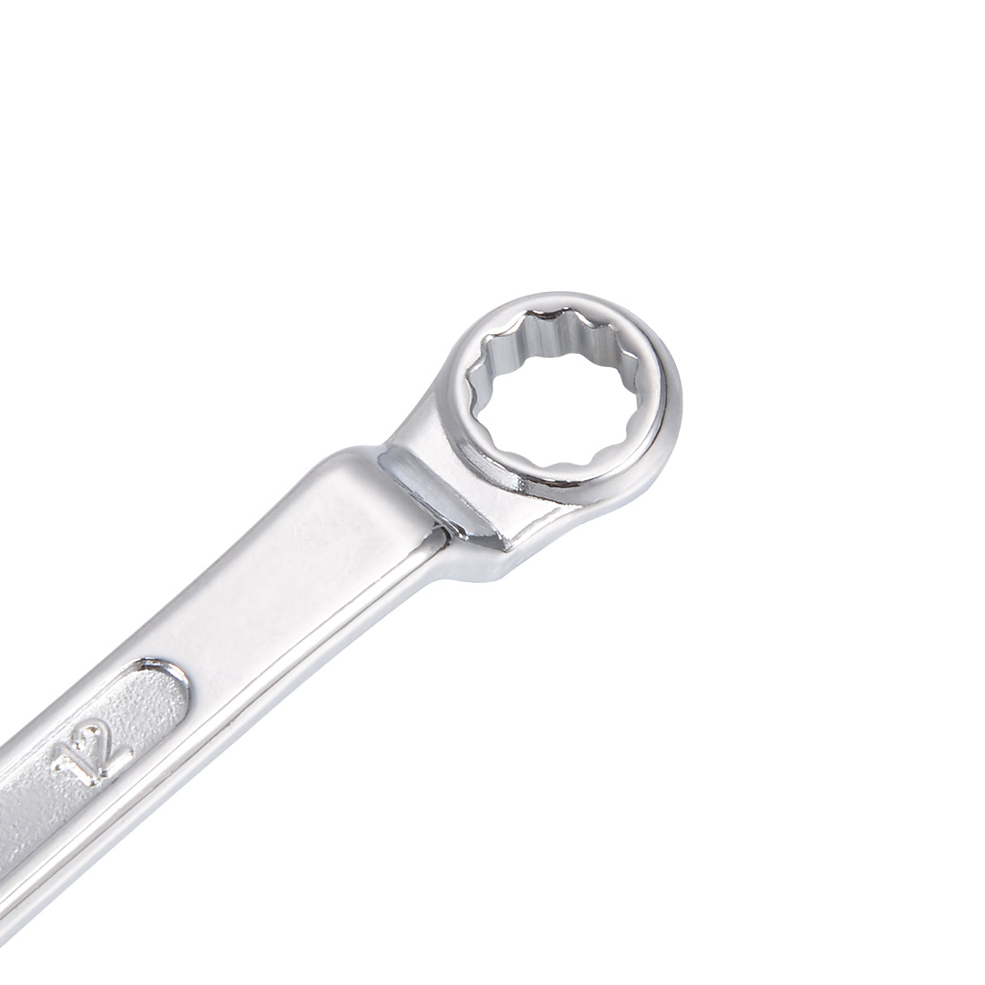 uxcell Uxcell Metric 12 Point Offset Double Box End Wrench Chrome Plated, Cr-V