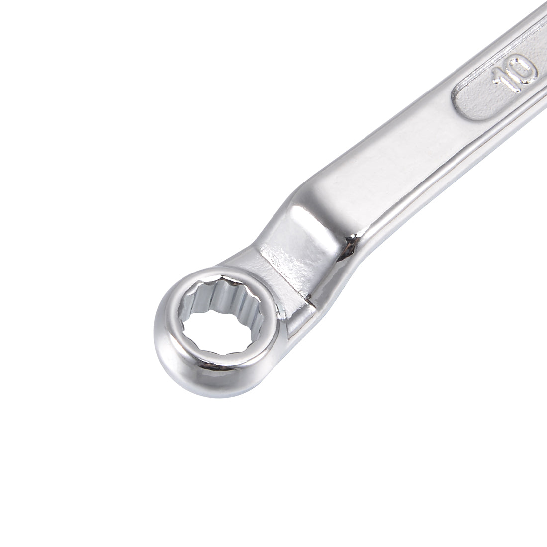 uxcell Uxcell Metric 12 Point Offset Double Box End Wrench Chrome Plated, Cr-V