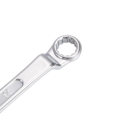 Harfington Uxcell Metric 12 Point Offset Double Box End Wrench Chrome Plated, Cr-V