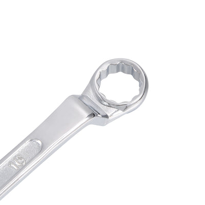 Harfington Uxcell Metric 12 Point Offset Double Box End Wrench Chrome Plated, Cr-V