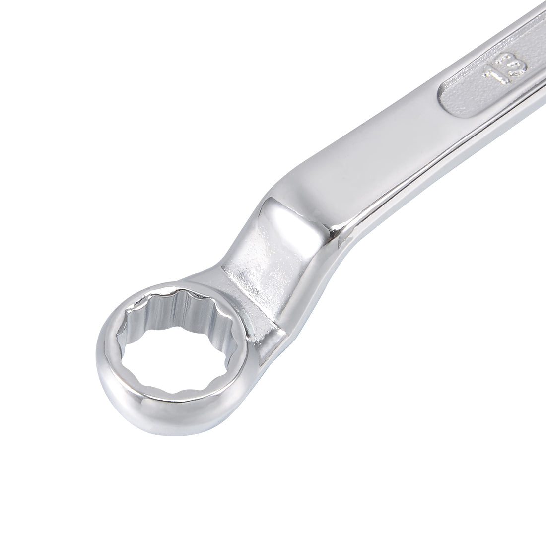 uxcell Uxcell Metric 12 Point Offset Double Box End Wrench Chrome Plated, Cr-V