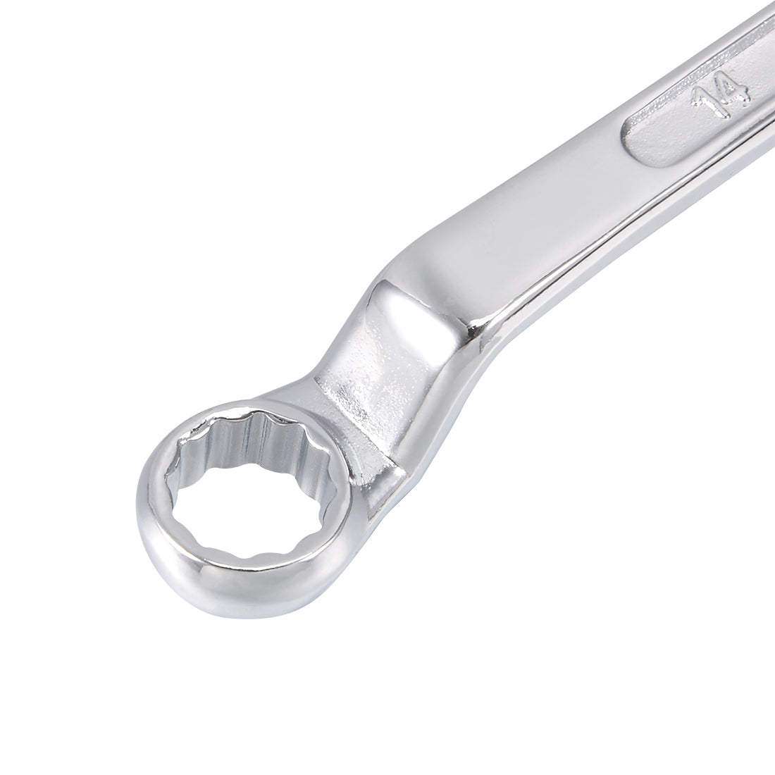 uxcell Uxcell Metric 12 Point Offset Double Box End Wrench Chrome Plated, Cr-V