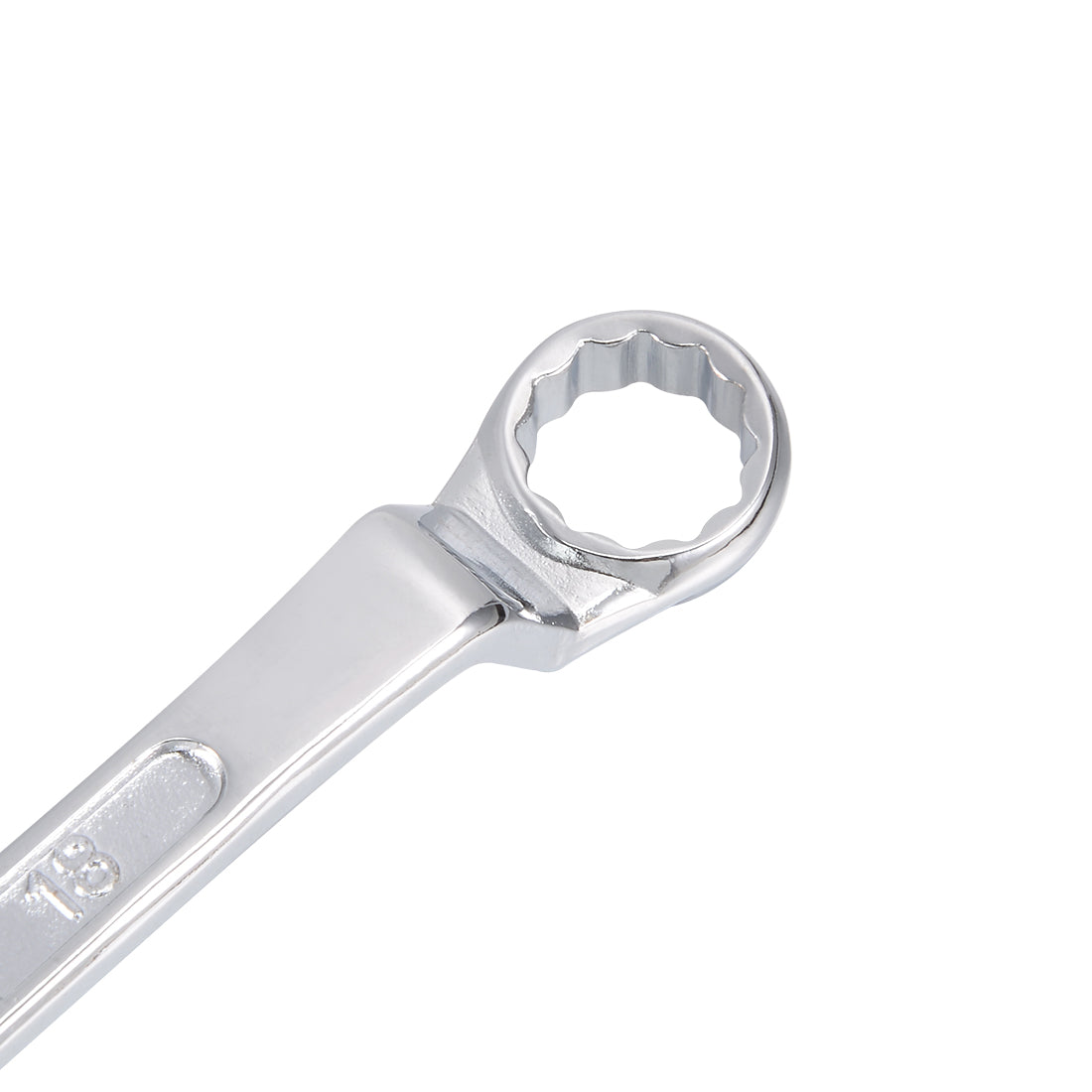 uxcell Uxcell Metric 12 Point Offset Double Box End Wrench Chrome Plated, Cr-V