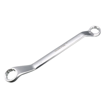 Harfington Uxcell Metric 12 Point Offset Double Box End Wrench Chrome Plated, Cr-V