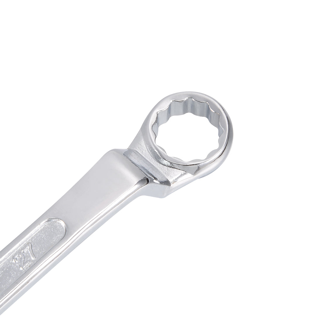 uxcell Uxcell Metric 12 Point Offset Double Box End Wrench Chrome Plated, Cr-V