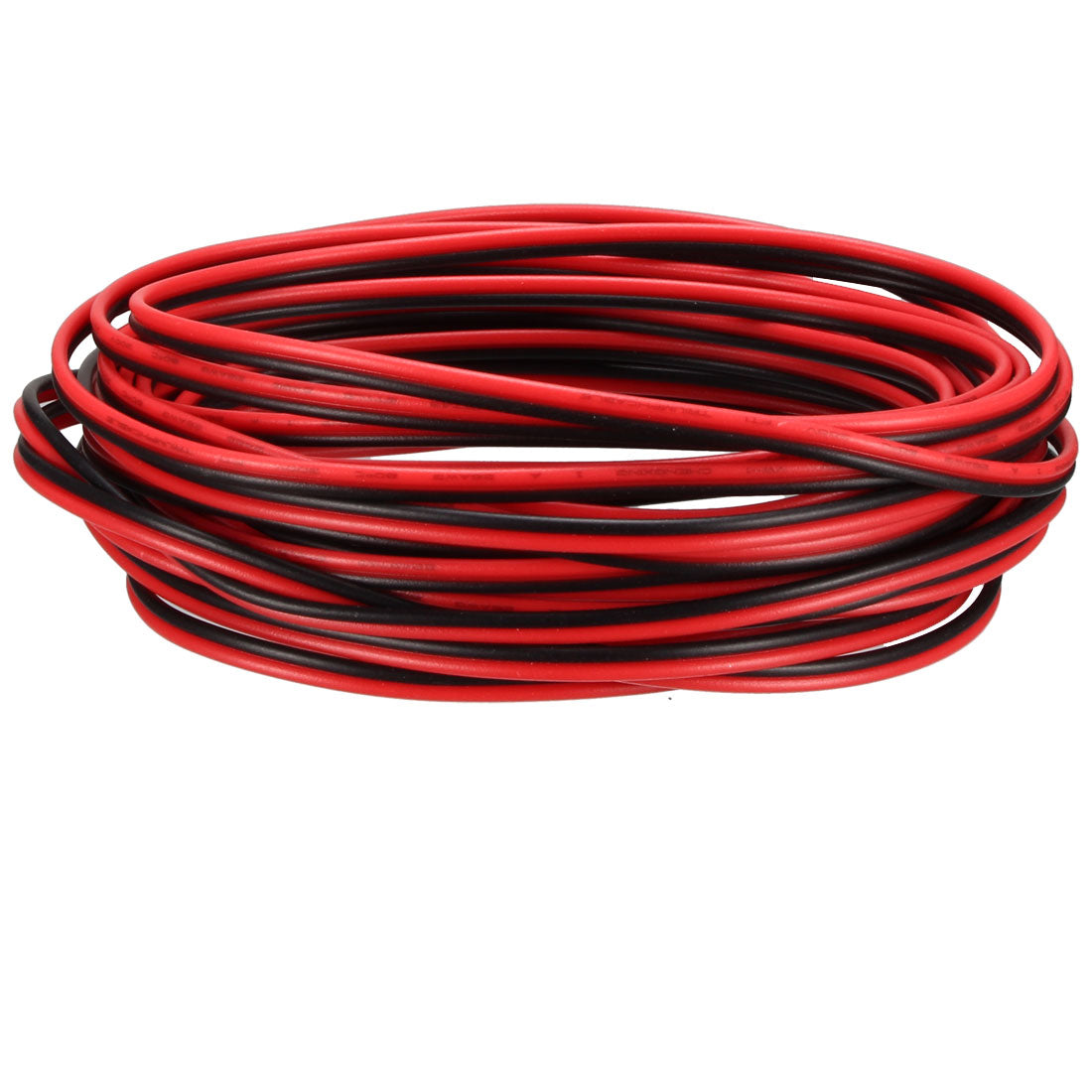 uxcell Uxcell Red Black Wire 2pin Extension Cable Cord 26 AWG Parallel Wire Tin Plated Copper 5M Length for LED Strip Light