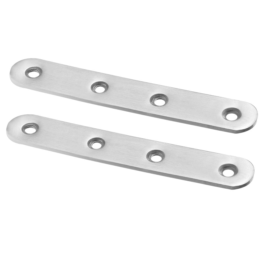 uxcell Uxcell 2stk. Reparaturplatte Flache Befestigungsklammer Halter Eckverbinder 126mmx20mm