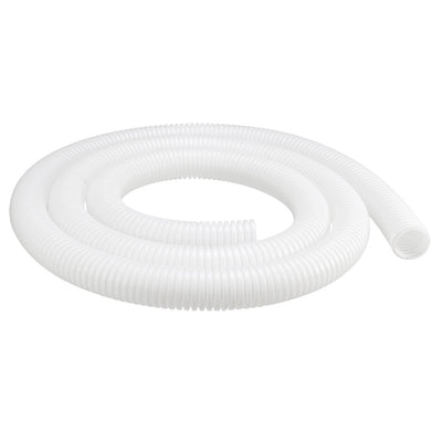 Harfington Uxcell 2 M 23 x 28.5 mm PP Flexible Corrugated Conduit Tube for Garden,Office White