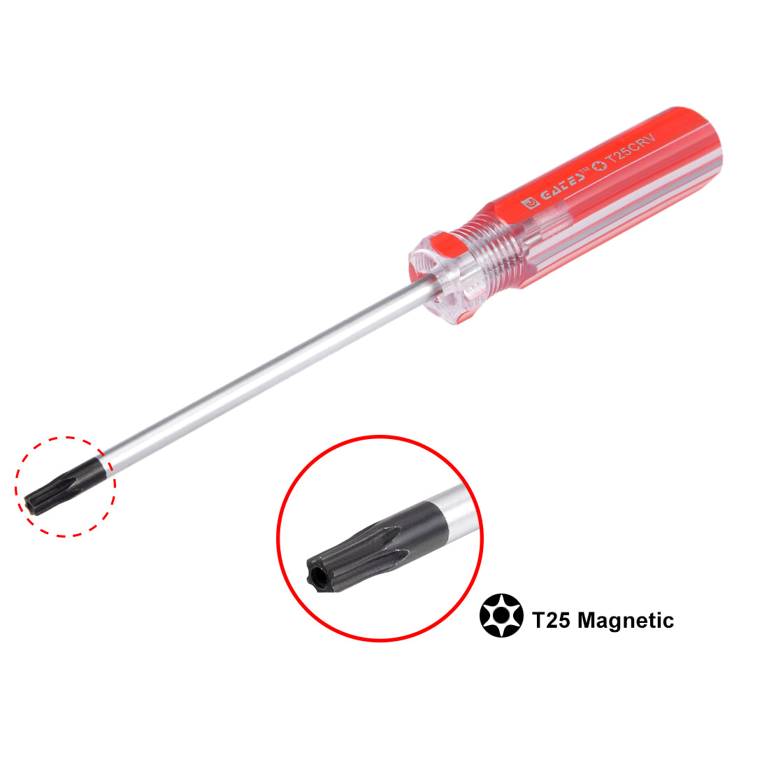 Harfington Magnetic T27 Torx Screwdriver with 4 Inch S2 Steel Shaft