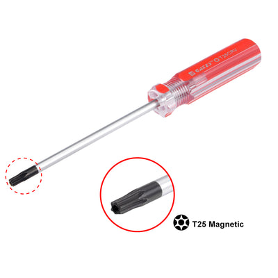 Harfington Magnetic T27 Torx Screwdriver with 4 Inch S2 Steel Shaft