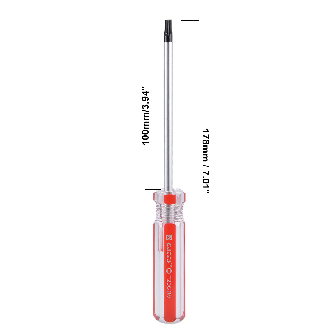 uxcell Uxcell Torx Screwdriver, Security Magnetic Star Screw Driver with CR-V Shaft