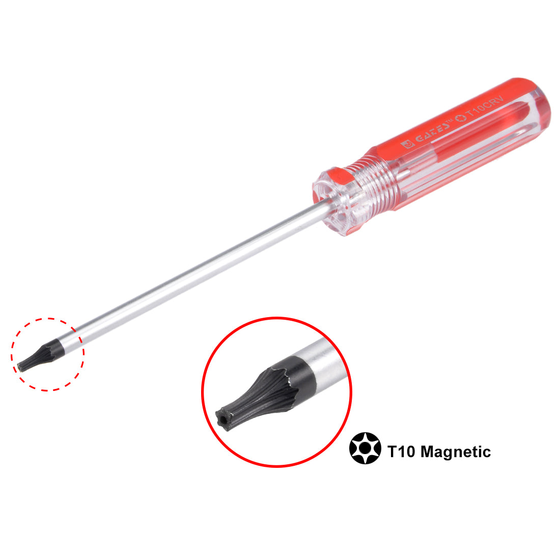 uxcell Uxcell Torx Screwdriver, Security Magnetic Star Screw Driver with CR-V Shaft