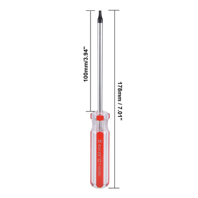 Harfington Uxcell Torx Screwdriver, Security Magnetic Star Screw Driver with CR-V Shaft