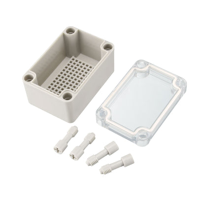 Harfington Uxcell 65 x 95 x 55mm Electronic ABS Plastic DIY Junction Box Enclosure Case w Clear Cover