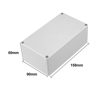 Harfington Uxcell 158 x 90 x 60mm Electronic ABS Plastic DIY Junction Box Enclosure Case Grey IP66