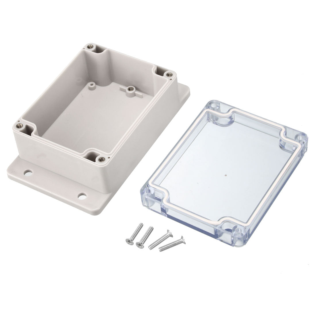 uxcell Uxcell 115 x 90 x 55mm Electronic ABS Plastic DIY Junction Box Enclosure Case w Clear Cover