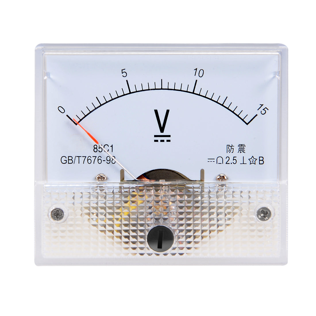 uxcell Uxcell DC 0-15V Analoganzeige Voltmeter Spannung Messgerät 85C1 2,5% Fehlergrenze DE de