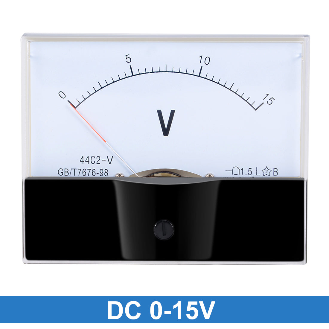 uxcell Uxcell DC 0-15V Analog Panel Spannungsanzeige Voltmeter 44C2 1,5% Fehler ohne Impuls