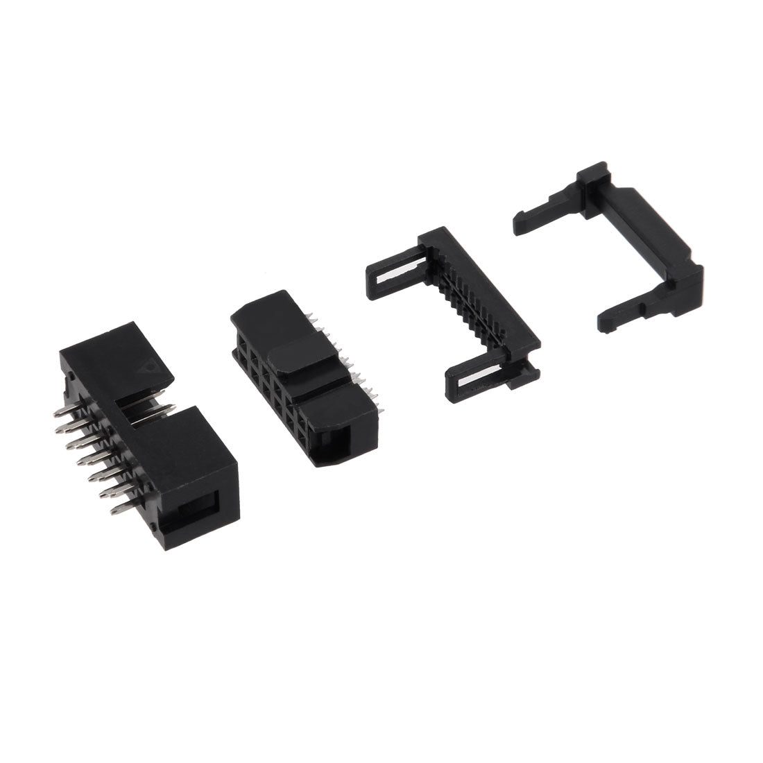 uxcell Uxcell 10 Stücke 2,54mm Steigung 2x6-Pin 2 Reihe Gerade Box Kopf Stecker PCB Steckdose DE