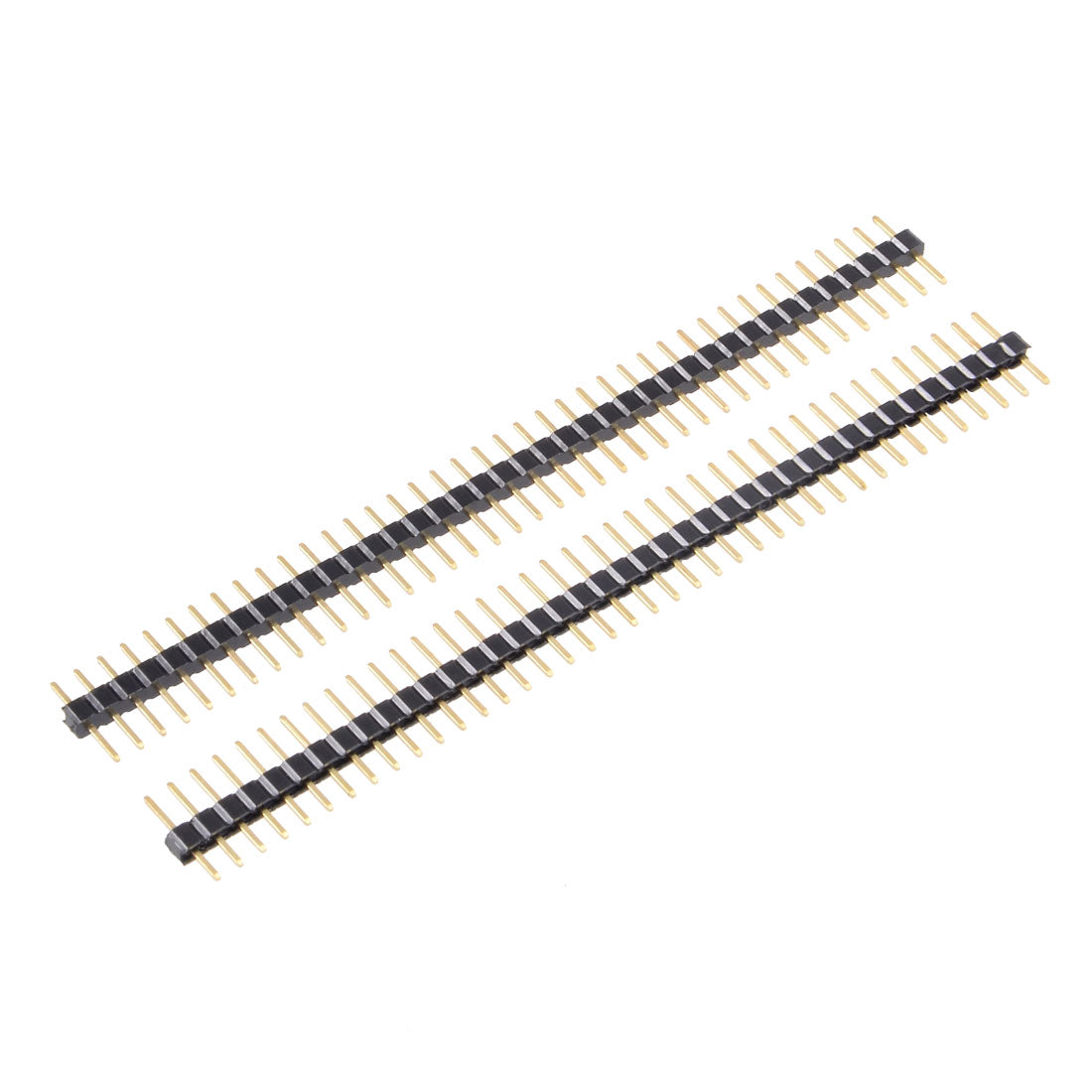 uxcell Uxcell 10Pcs 2mm Pitch 40P Single Row Straight Connector Pin Header Strip for Arduino Prototype Shield