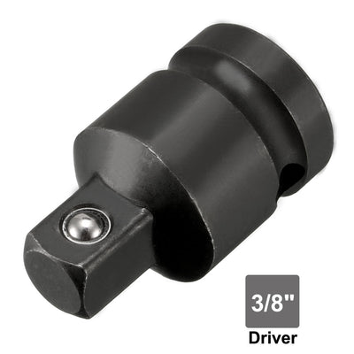 Harfington Uxcell 1/2 Inch Drive (F) x 3/8 Inch (M) Impact Socket Reducer for Ratchet Wrenches, Female to Male, Cr-Mo