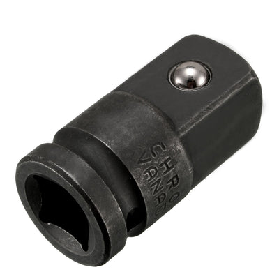 Harfington Uxcell 1/2 Inch Drive (F) x 3/4 Inch (M) Impact Socket Adapter for Ratchet Wrenches, Female to Male, Cr-Mo