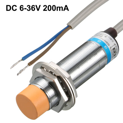 Harfington Uxcell 8mm Inductive Proximity Sensor Switch Detector NO DC 6-36V 200mA 2-wire LJ18A3-8-Z/EX