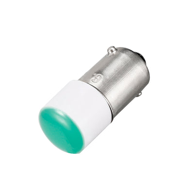 Harfington Uxcell 3stk. LED Glühbirnen 6,3V, Armaturenbrett Licht Grün, BA9S Grundlampe