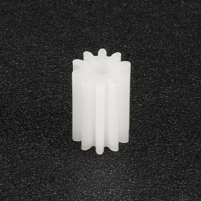 Harfington Uxcell 20 Pcs 102A Plastic Gear Accessories 6mm OD with 10 Teeth for DIY Car Robot Motors