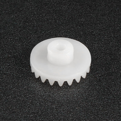 Harfington Uxcell 50Pcs C202A Plastic Gear Accessories with 20 Teeth for DIY Car Robot Motor