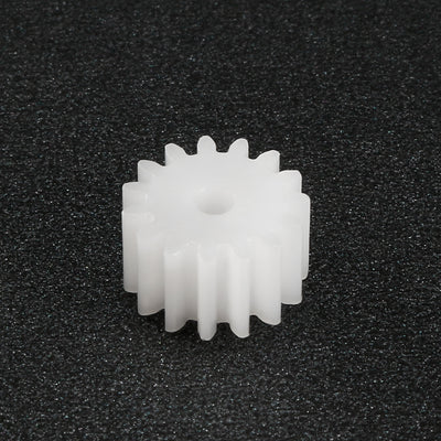 Harfington Uxcell 30Pcs 162A Plastic Gear Accessories with 16 Teeth for DIY Car Robot Motor