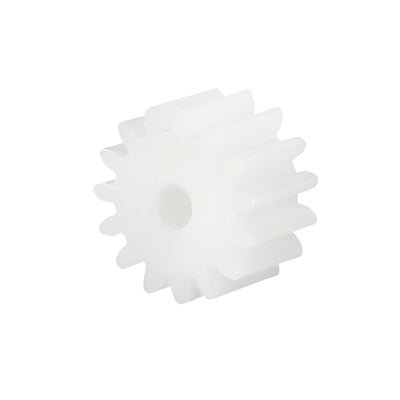 Harfington Uxcell 30Pcs 162A Plastic Gear Accessories with 16 Teeth for DIY Car Robot Motor