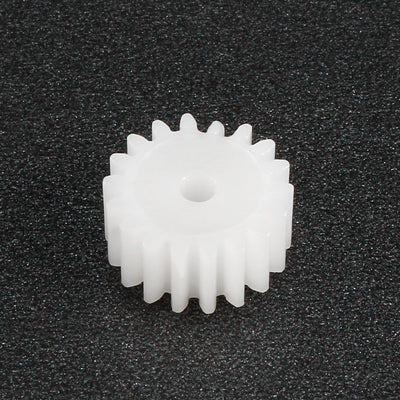 Harfington Uxcell 30Pcs 182A Plastic Gear Accessories with 18 Teeth for DIY Car Robot Motor