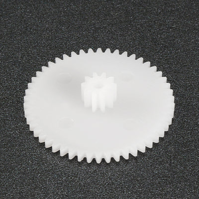 Harfington Uxcell 50Pcs 50102A Plastic Gear Accessories with 50 Teeth for DIY Car Robot Motor