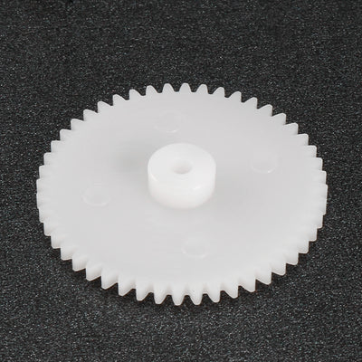 Harfington Uxcell 20Pcs 482A Plastic Gear Accessories with 48 Teeth for DIY Car Robot Motor