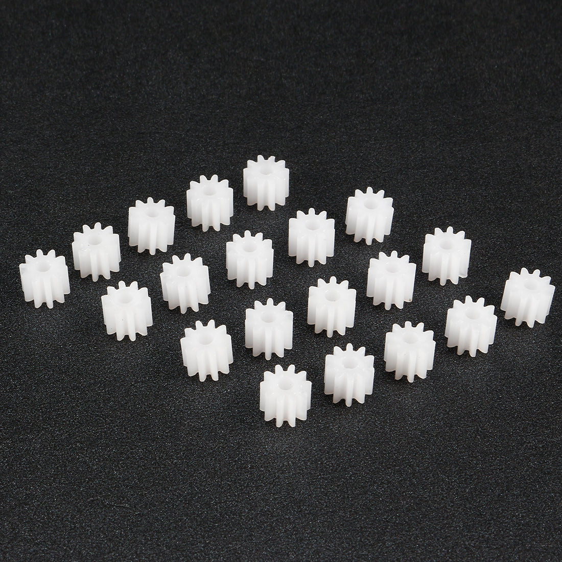 uxcell Uxcell 20Pcs 102A Plastic Gear 6mm OD with 10 Teeth for DIY Car Robot Motors