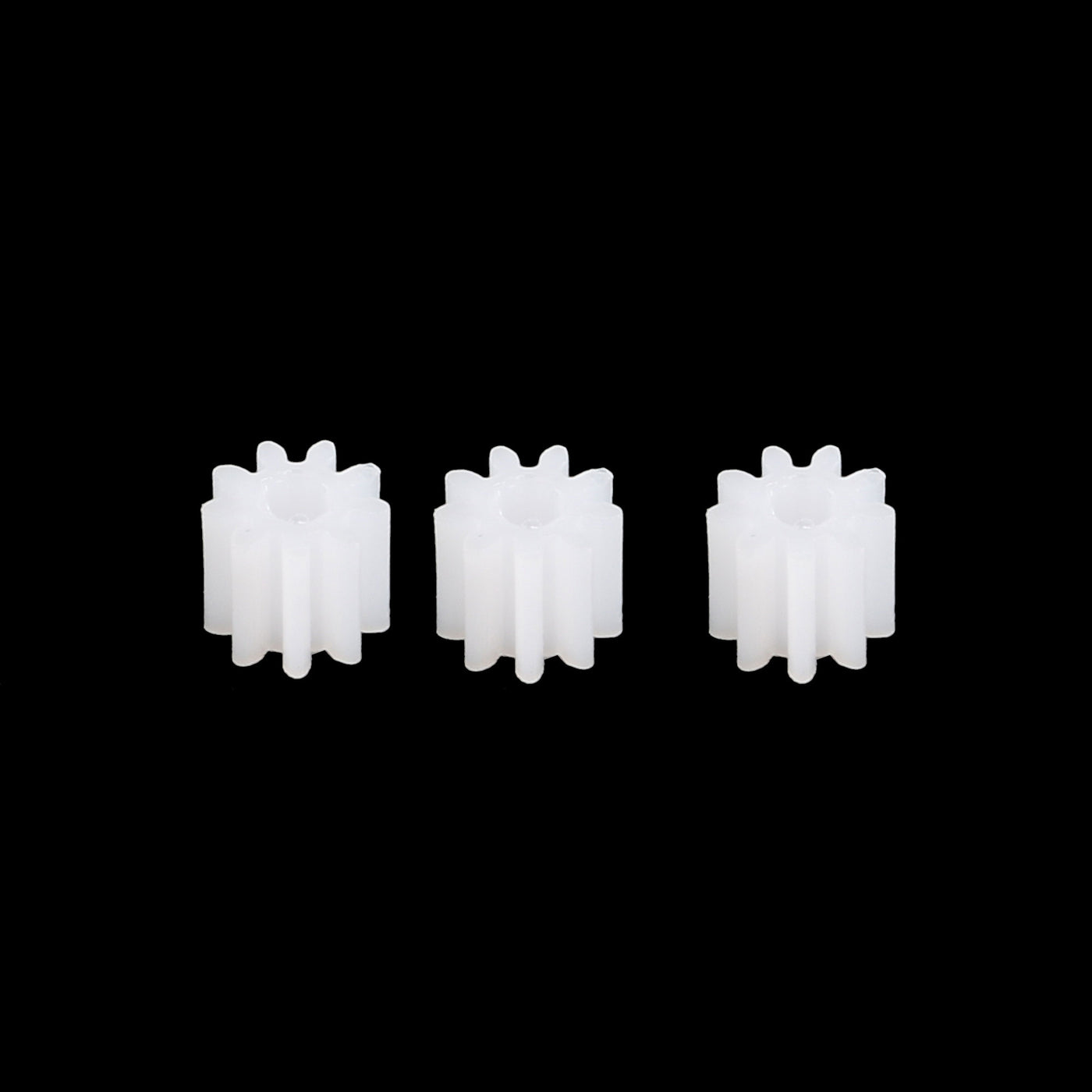 uxcell Uxcell 50Pcs 092A Plastic Gear Accessories with 9 Teeth for DIY Car Robot Motor