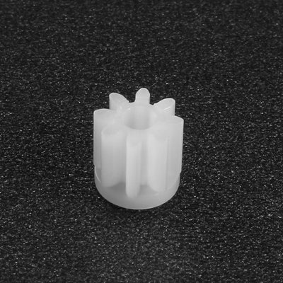 Harfington Uxcell 20Pcs 082A Plastic Gear Accessories with 8Teeth for DIY Car Robot Motor