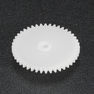 Harfington Uxcell 10Pcs 44102B Plastic Gear Accessories with 44 Teeth for DIY Car Robot Motor