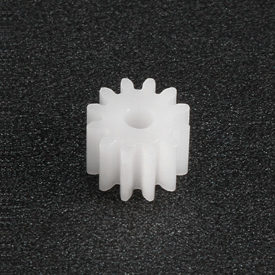 Harfington Uxcell 40Pcs 122A Plastic Gear Accessories with 12 Teeth for DIY Car Robot Motor