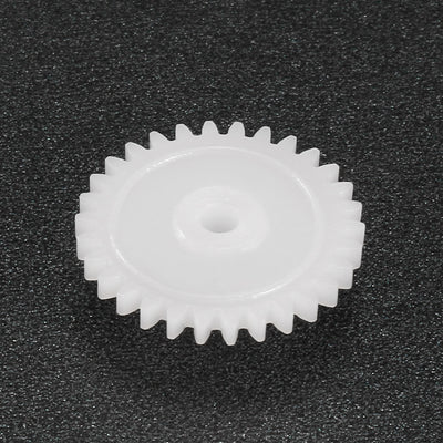 Harfington Uxcell 20Pcs 26102B Plastic Gear Accessories with 26 Teeth for DIY Car Robot Motor