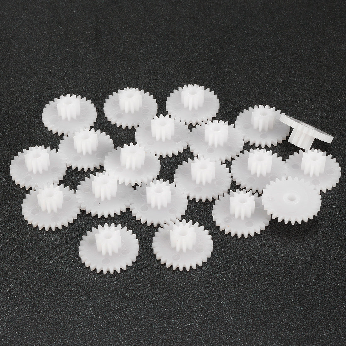 uxcell Uxcell 20Pcs 26102B Plastic Gear Accessories with 26 Teeth for DIY Car Robot Motor