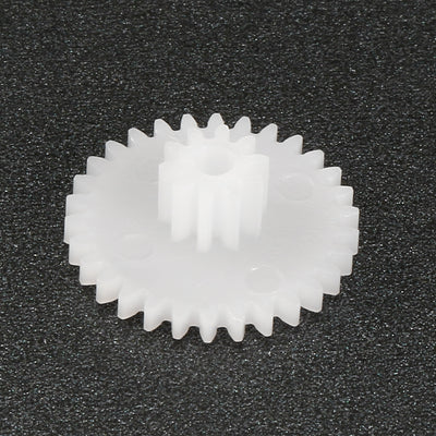 Harfington Uxcell 20Pcs 24102B Plastic Gear Accessories with 24 Teeth for DIY Car Robot Motor