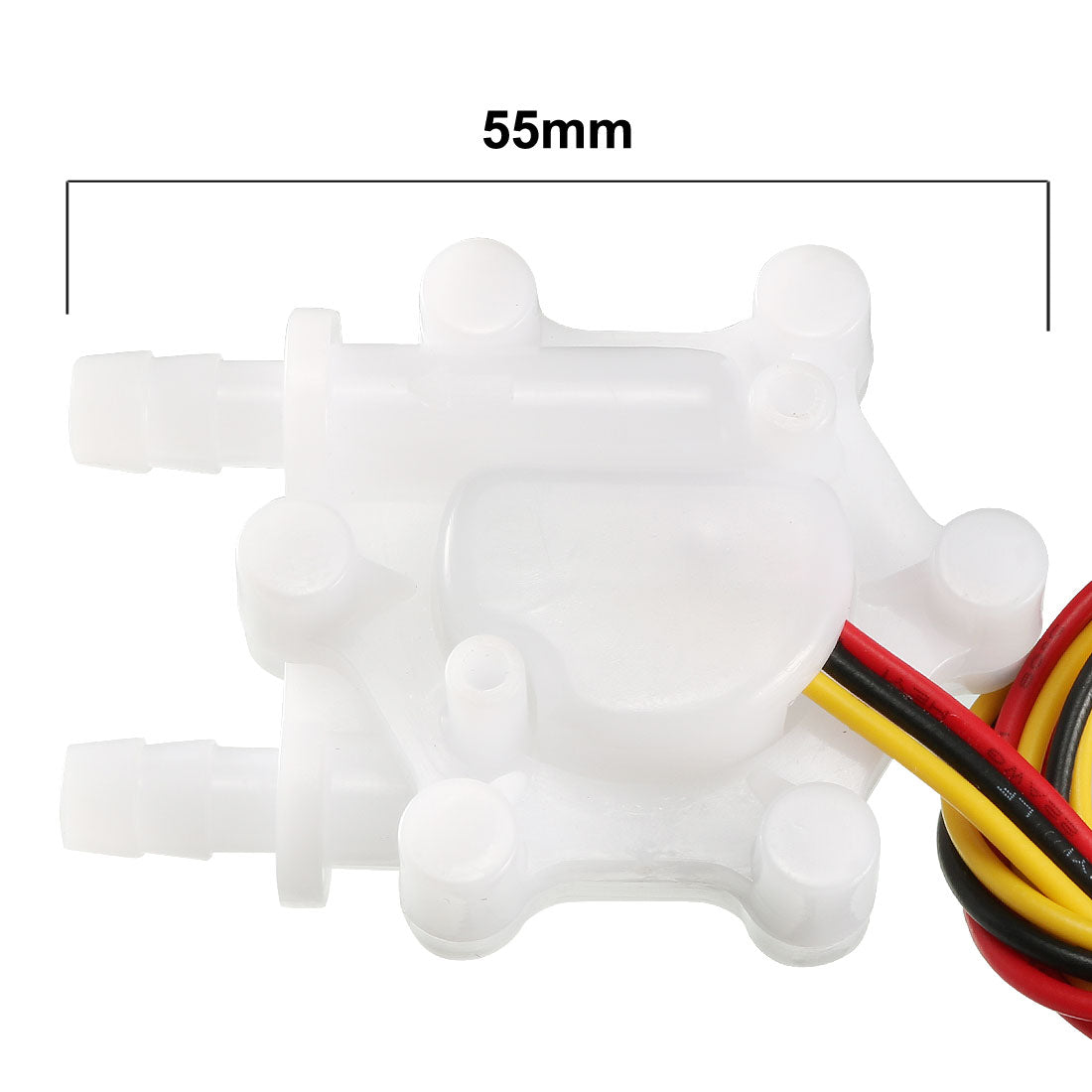 uxcell Uxcell 1/4" Hall Effect Water Flow Sensor Switch Flowmeter Fluid Meter DC5V 0.2-2.5L/min SEN-HW06C