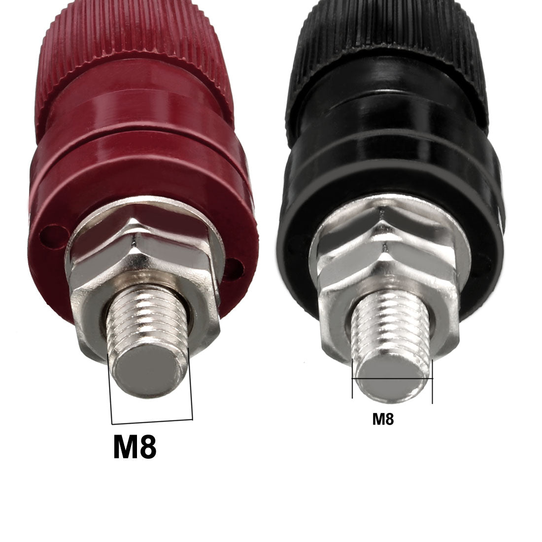 uxcell Uxcell 2 Pcs Terminal Binding Post M8 Threaded Diameter Binding Post  JR2069