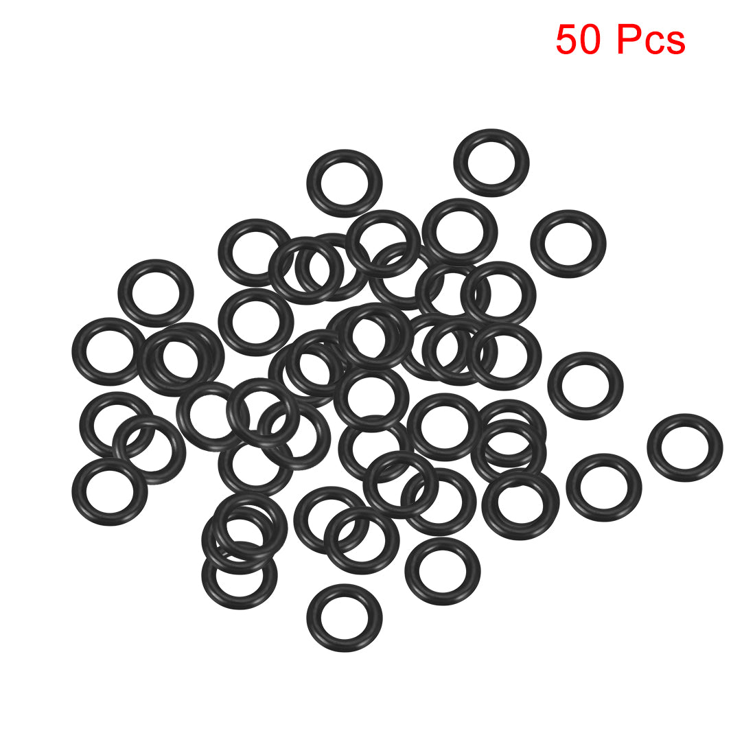 uxcell Uxcell O-Rings Nitrile Rubber 3mm x 5mm x 1mm Seal Rings Sealing Gasket 50pcs